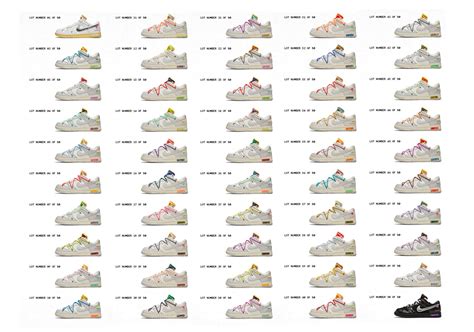 all 50 off white dunks